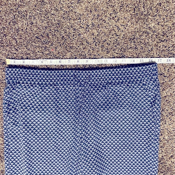 Gap Blue Geometric Pattern Polyester Joggers Sz L - Picture 8 of 12
